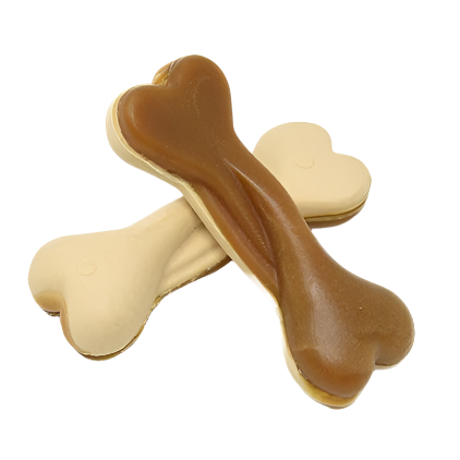 Peanut Butter Dual-Sided Bone - Small