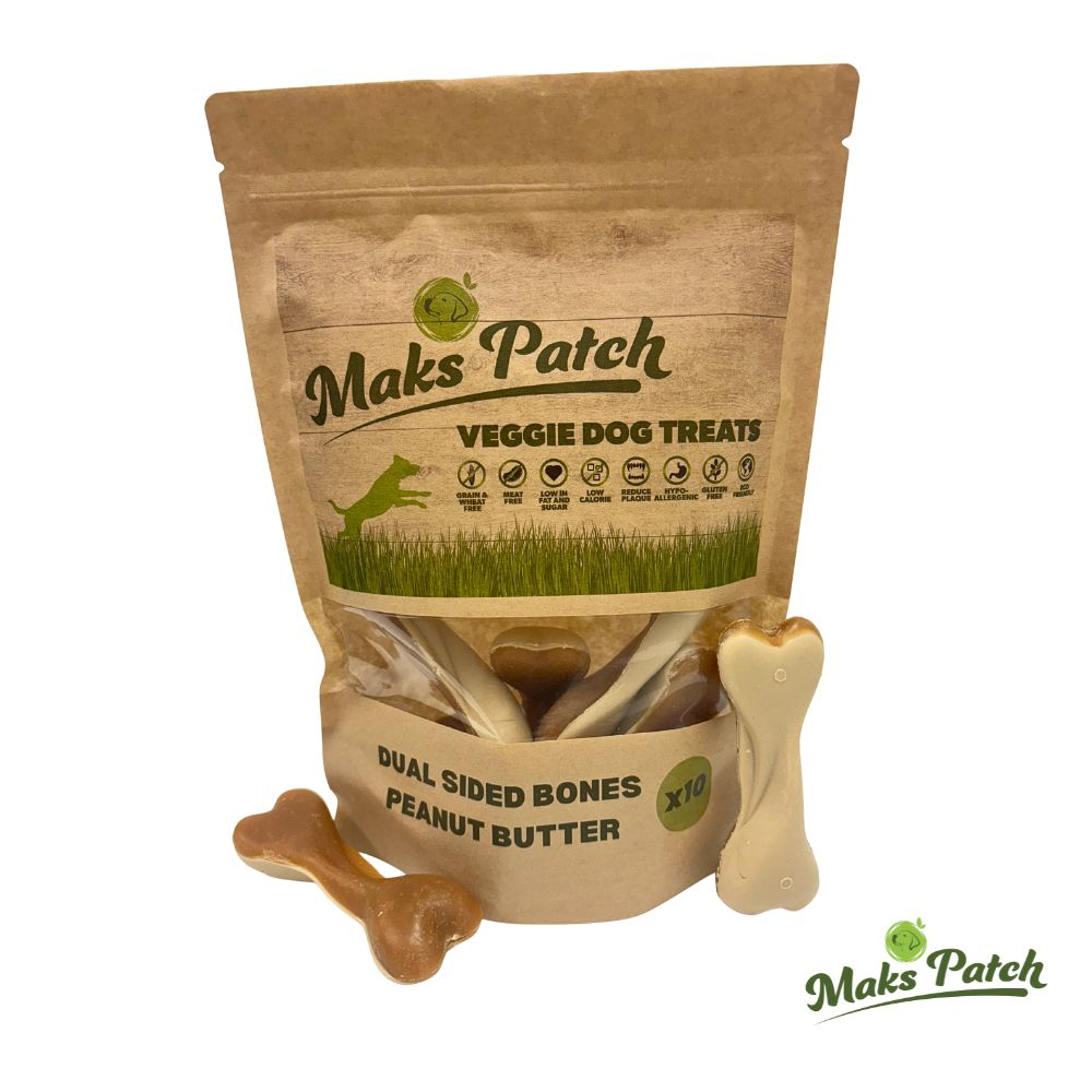 Peanut Butter Dual-Sided Bones - Medium
