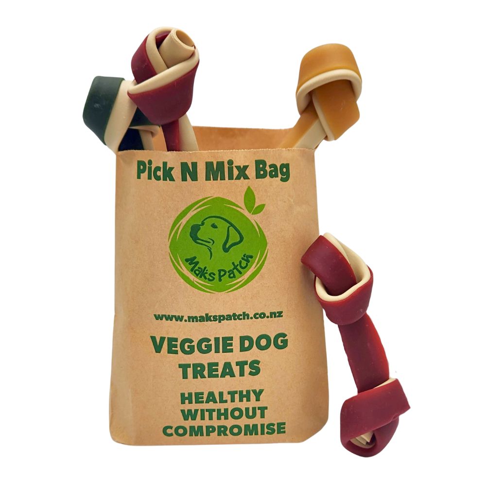 Veggie Knotted Bone - Medium