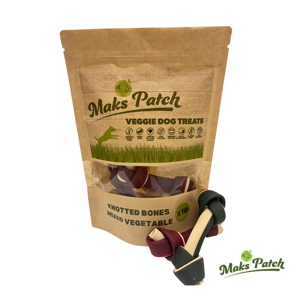 Veggie Knotted Bone - Medium