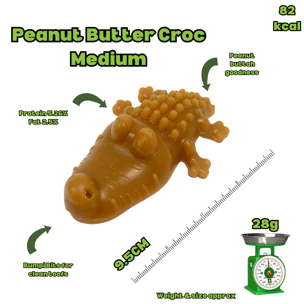 Peanut Butter Crocodile - Medium